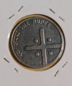 ONE RUPEES 2004 BOMBAY MINT GM WHAT UP 7808669948