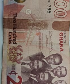 Ghana 200 Cedi Note with Holy 786 number
