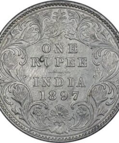 one rupees 1897 silver coin 11.66 gm 7808669948