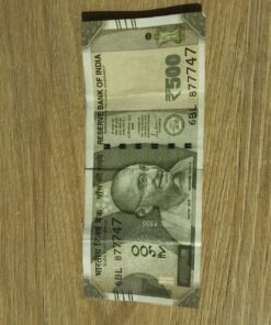 Collectible ₹500 Banknote with "777" Fancy Serial Number