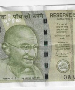 Rs 500 Republic India Holy Number 078613 Note
