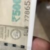 500 rs note with 786 in no