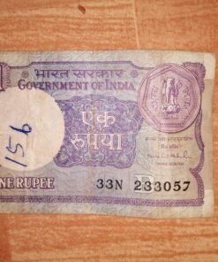 1 rupee indian note