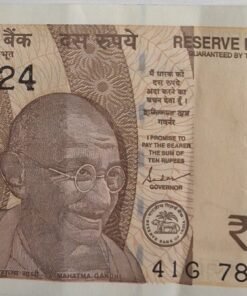 Reserve Bank of India 10 rs Note Starting 786 . Same Condition as image. Same and similar piece available