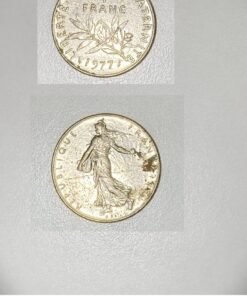 FRANCE 1 FRANC COIN 1977