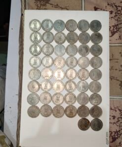 ₹5rs coin jain Dharm, 2001 noida and bombey mint ,(pcs50 )