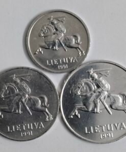 Lithuania 3 Unc coins set
