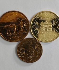 Nepal 3 coins set Unc