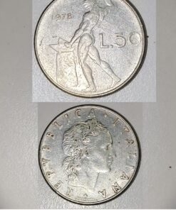 ITALIAN 50 LIRE COIN -1978