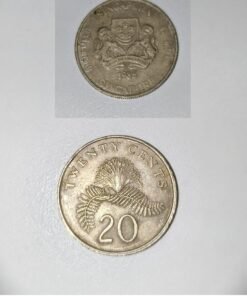 SINGAPURE 20 CENTS 1986