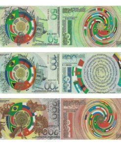 BRICS currecy 50,100,200 UNC CONDITION