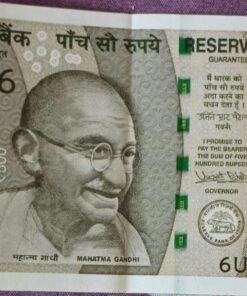500 Rupees Indian Note