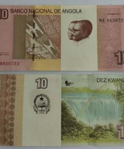 ANGOLA - 10 KWANZAS - POLIMER NOTE - UNC & MINT CONDITION