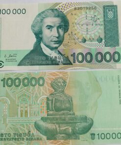 CROATIA - 100k DINAR - UNC & MINT CONDITION (1993)
