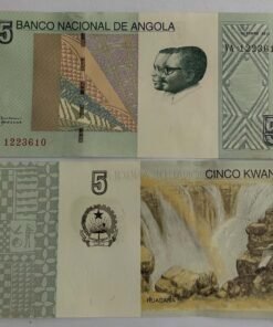 ANGOLA - 5 KWANZAS - POLIMER NOTE - UNC & MINT CONDITION