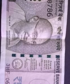 RS 500 Note with 786 (068786) Number Serial and its 100% real note