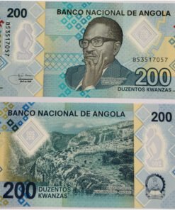 ANGOLA - 200 KWANZAS - POLIMER NOTE - UNC & MINT CONDITION
