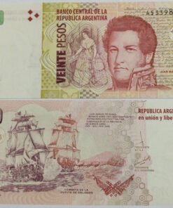 ARGENTINA - 20 PESOS - UNC & MINT CONDITION ( 1999 )
