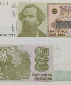 ARGENTINA - 500 AUSTRALES - UNC & MINT CONDITION ( 1980s )