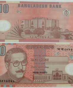 BANGLADESH - 10 TAKA - POLYMER NOTE - UNC & MINT CONDITION ( 2000 )