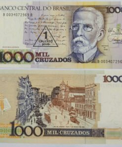 BRAZIL - 1000 CRUZADOS - UNC & MINT CONDITION
