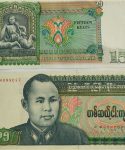 BURMA - 15 KYATS OLD ISSUE - ( ODD DENOMINATION ) - UNC & MINT CONDITION