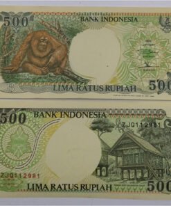 INDONESIA - 500 RUPIAH - UNC & MINT CONDITION ( 1992 )