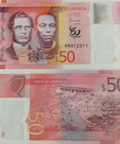 JAMAICA - 50 DOLLAR - COMMEMORATIVE - POLYMER NOTE - UNC & MINT CONDITION