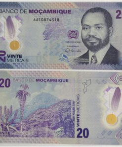 MOZAMBIQUE - 20 METICAIS - POLYMER NOTE - UNC & MINT CONDITION (2024)