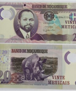 MOZAMBIQUE - 20 METICAIS - POLYMER NOTE - UNC & MINT CONDITION (2011)