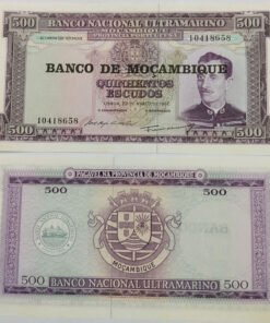 MOZAMBIQUE - 500 ESCUDOS - UNC & MINT CONDITION (1967)