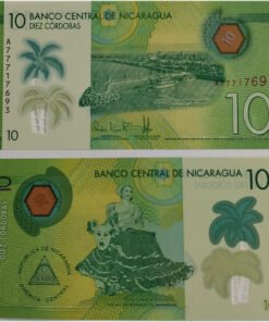 NICARAGUA - 10 CORDOBAS - POLYMER NOTE - UNC & MINT CONDITION