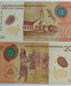 NICARAGUA - 20 CORDOBAS - POLYMER NOTE - UNC & MINT CONDITION