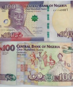 NIGERIA - 100 NAIRA COMMEMORATIVE - UNC & MINT CONDITION (1914 - 2014)