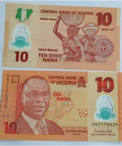 NIGERIA - 10 NAIRA - POLYMER NOTE - UNC & MINT CONDITION / Price