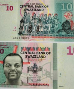 SWAZILAND - 10 EMALANGENI - UNC & MINT CONDITION