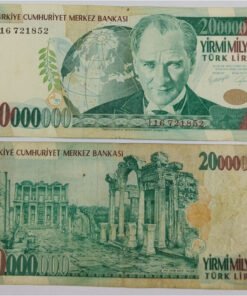 TURKEY - 20 MILLION TURKISH LIRA (2001 & 2006)