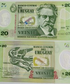 URUGUAY - 20 PESOS URUGUAYOS - UNC & MINT CONDITION