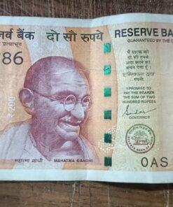 Rs 200 Note ending 786