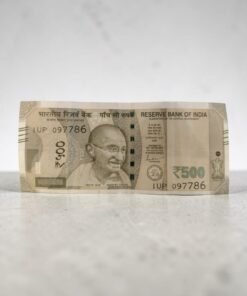 Indian ₹500 Reserve Bank of India Banknote – Mahatma Gandhi Series – Serial No. 1UP097786