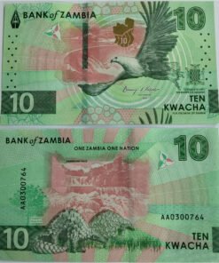 ZAMBIA - 10 KWACHA - UNC & MINT CONDITION