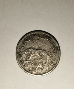 One rupee 1947 George VI King emperor rare coin 1 piece