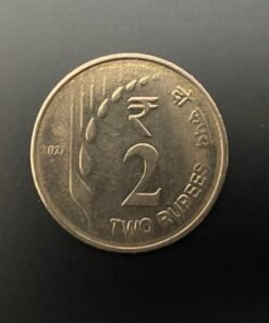 RS 2 RAINDROP COIN 2021 HYDERABAD MINT