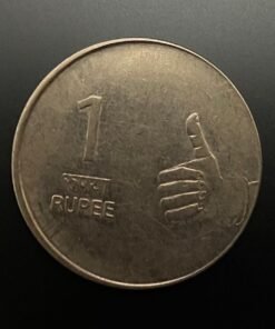 RS 1 BHARATNATYAM COIN VERY FINE