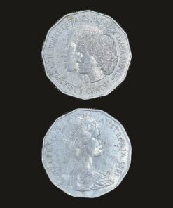 Australia 50 Cents 1981 Coin Royal Wedding Charles and Diana