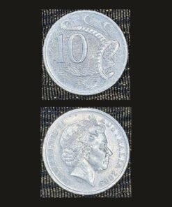 Australia 10 Cents Coin 2004 Queen Elizabeth II Superb Lyrebird Cupronickel RARE