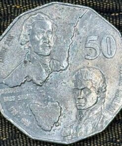 Australia 50 Cents Commemorative Coin (200th Anniversary of the Discovery of the Bass Strait 1998) Queen Elizabeth II
