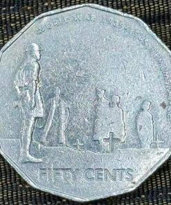 Australia 50 Cents Commemorative Coin (60th Anniversary of World War II 2005) Queen Elizabeth II