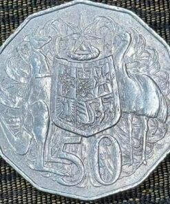 Australia 50 Cents Commemorative Coin (Coat of Arms 1983) Queen Elizabeth II