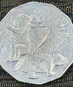 Australia 50 Cents Commemorative Coin (Design by John Serrano 2004) Queen Elizabeth II